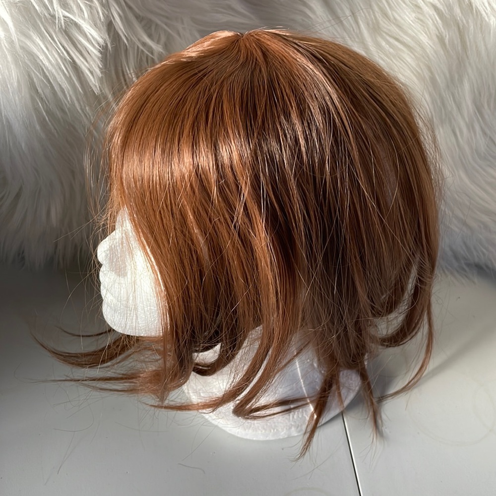 NWT 14” topper ginger brown cinnamon 4 teeth combs breathable net pin crown